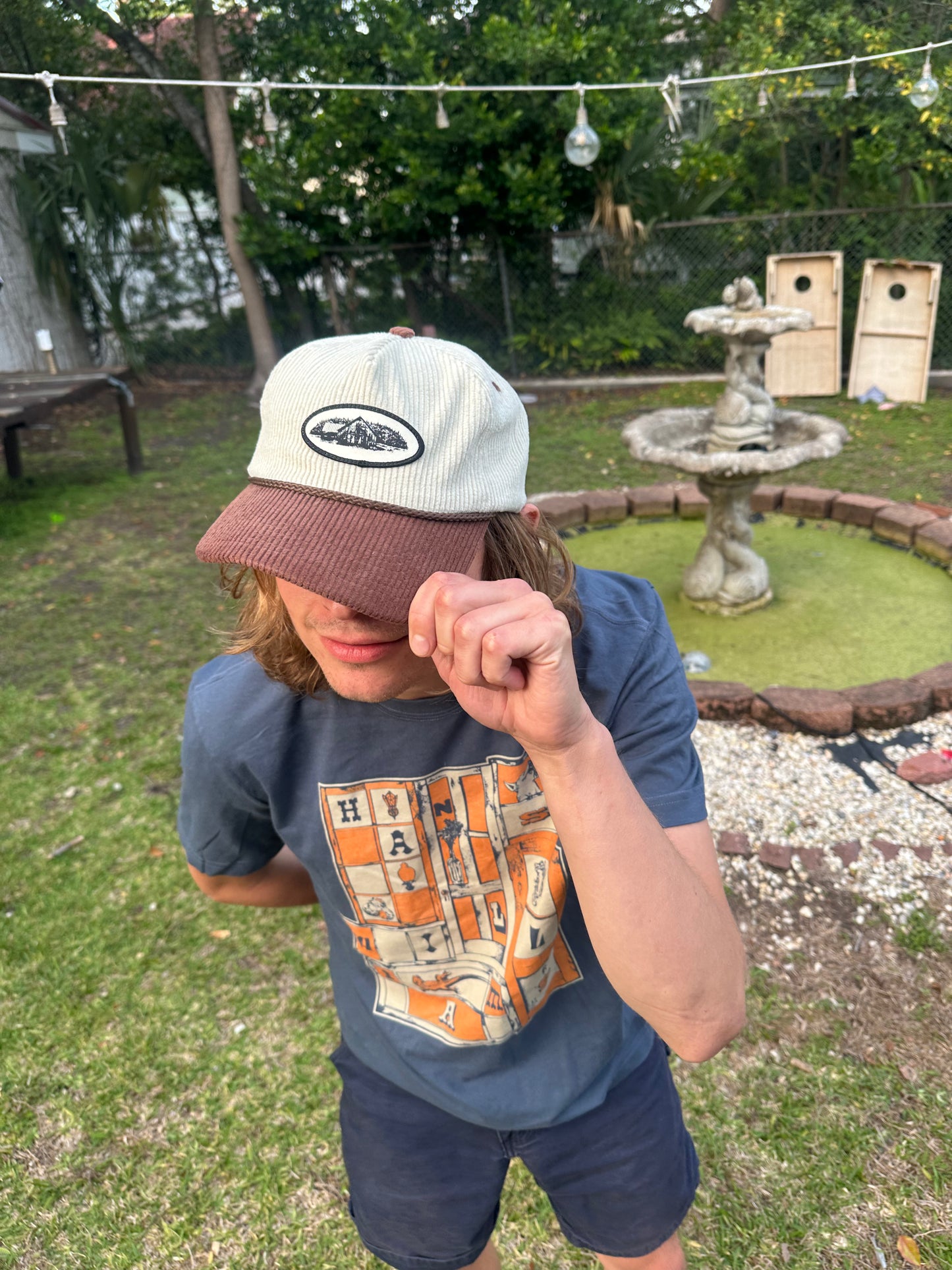 Barn Patch Cord Hat